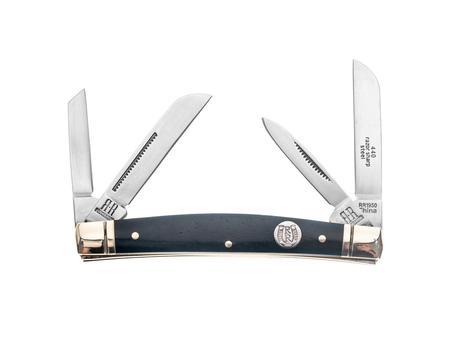 Scyzoryk Rough Rider Blue Smooth Bone Whittler 440