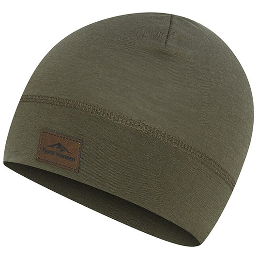 Czapka Fjord Nansen Light Merinoull Beanie - Olive