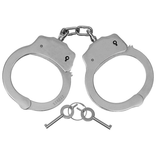 Kajdanki stalowe MFH Delux - Silver