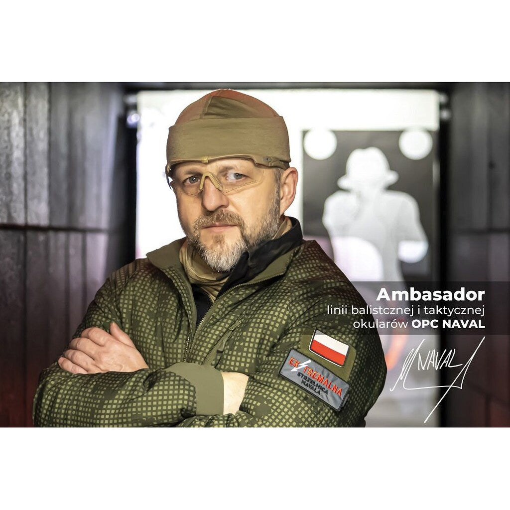 Okulary taktyczno-ochronne OPC Tactical Jet Naval I - Matt Black/Clear