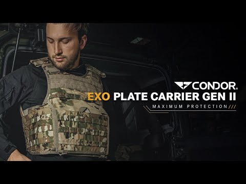 Kamizelka taktyczna Condor Exo Plate Carrier Gen. II - Black