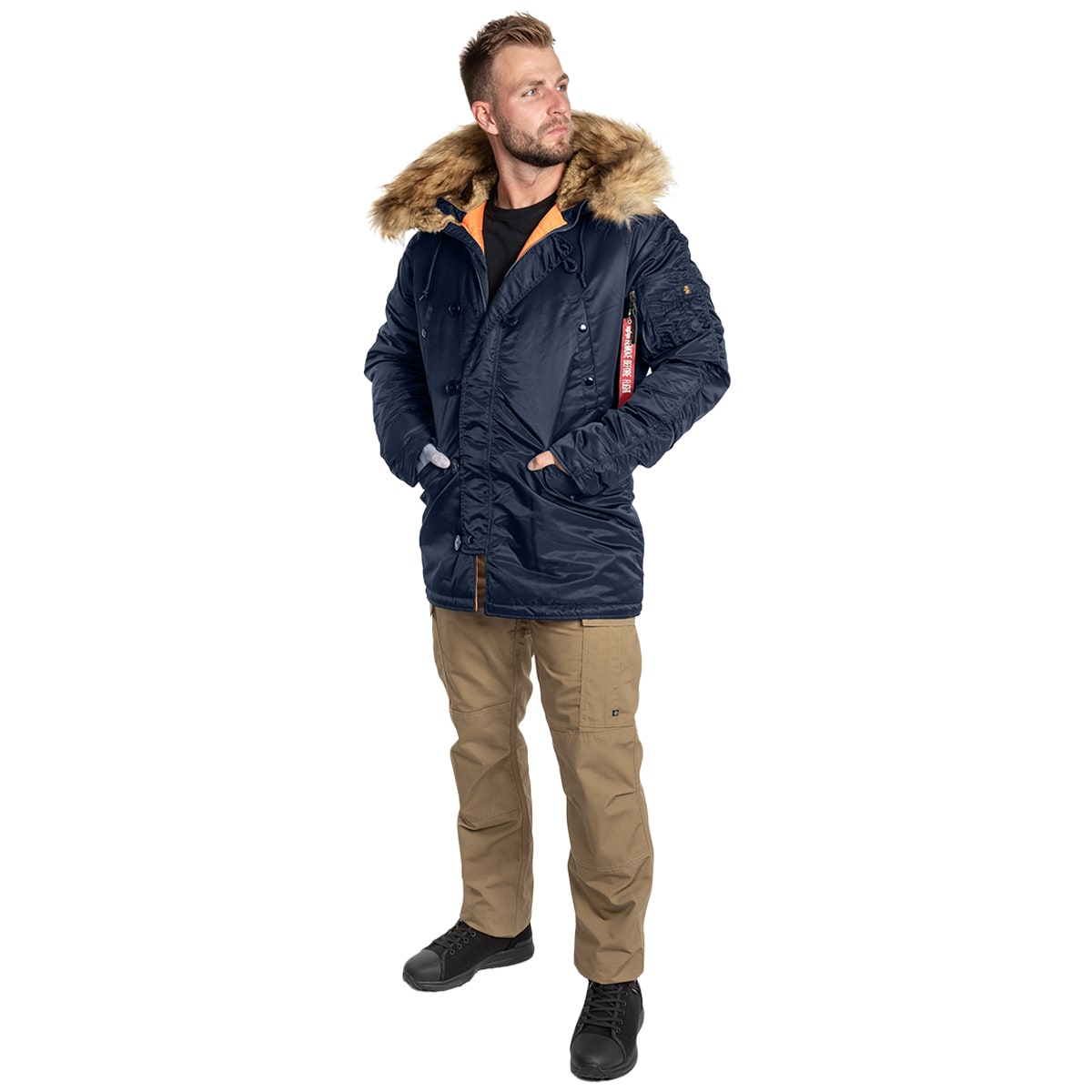 Kurtka Alpha Industries N3B VF 59 Fitted - Replica Blue