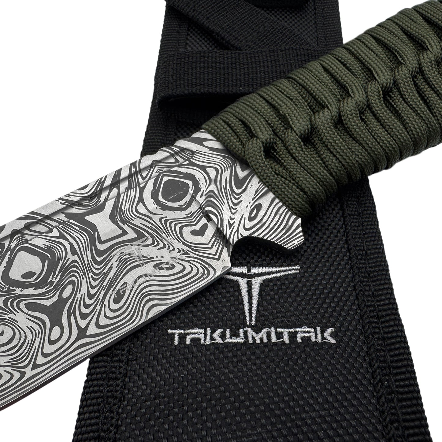 Nóż Takumitak Takumi - Damascus/Olive