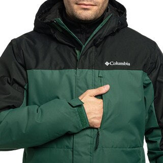 Kurtka Columbia Hikebound II Insulated Waterproof Jacket - Rain Forest/Black