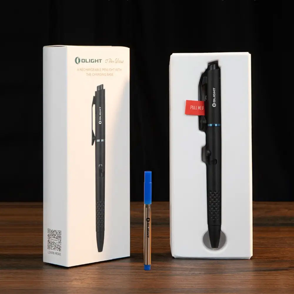 Latarka długopis Olight O'Pen Glow Black - 120 lumenów