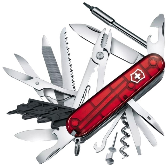 Scyzoryk Victorinox Cyber Tool L - Transparent Red