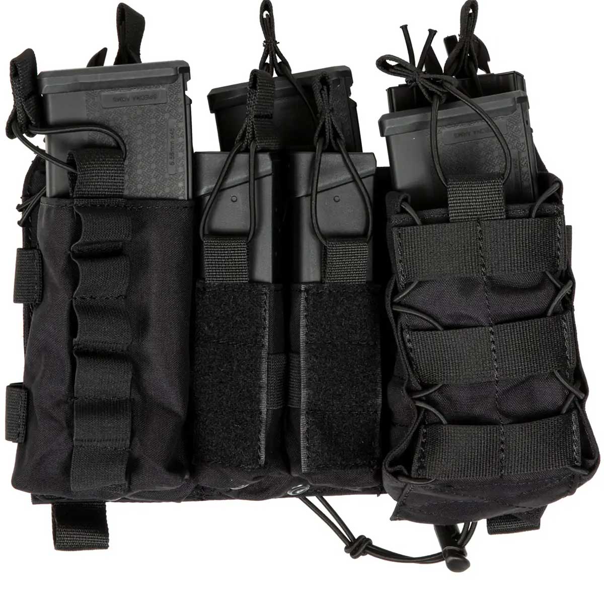 Panel z ładownicami Primal Gear Inta do kamizelek taktycznych - Black