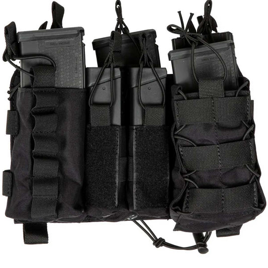 Panel z ładownicami Primal Gear Inta do kamizelek taktycznych - Black