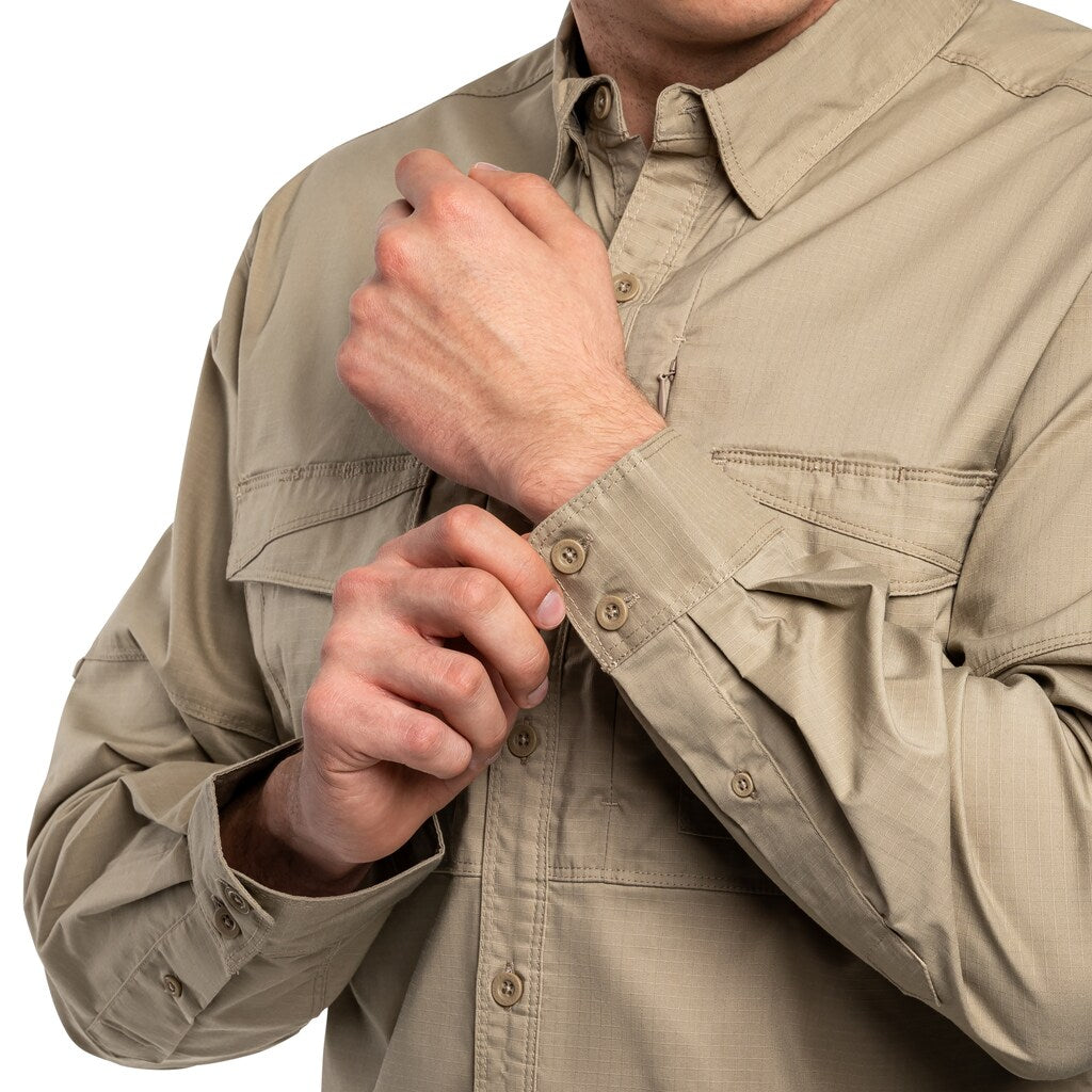 Koszula taktyczna Pentagon Plato Long Sleeve - Khaki