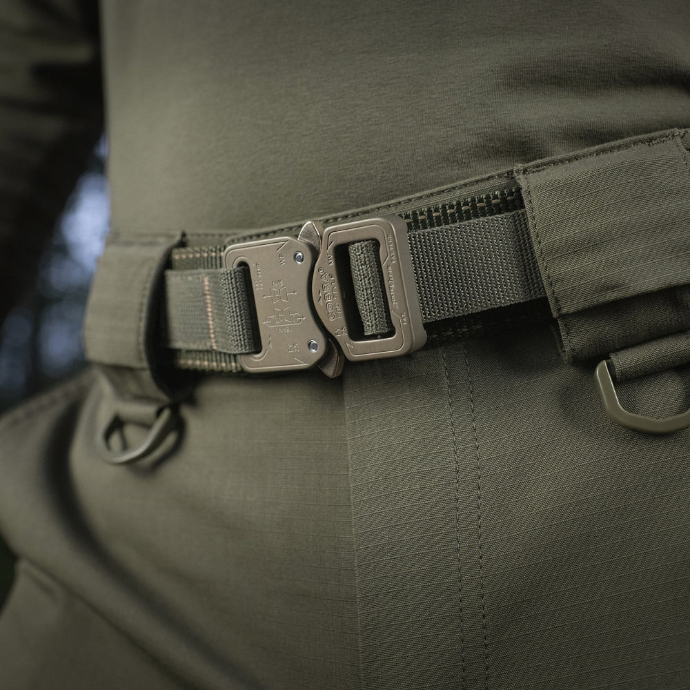 Pas taktyczny M-Tac Cobra Buckle Belt - Ranger Green