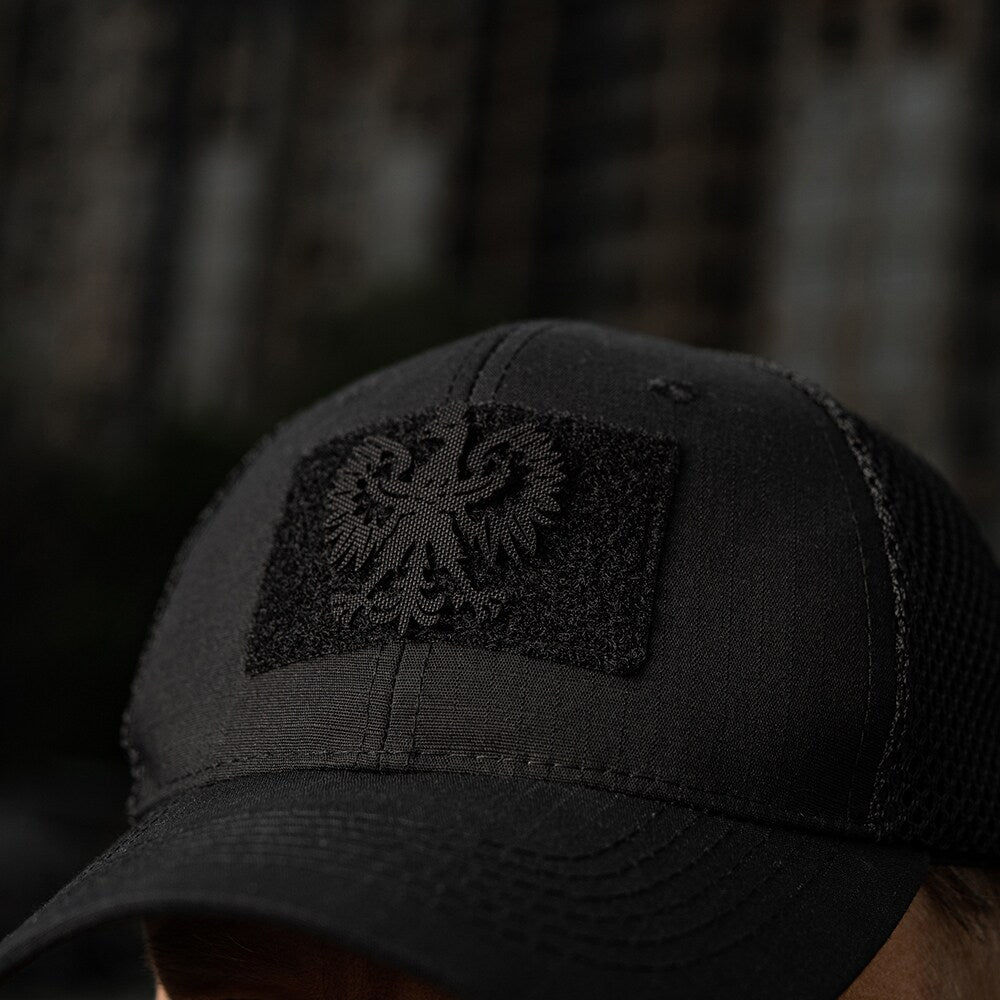 Naszywka M-Tac Polski Orzeł Laser Cut - Black