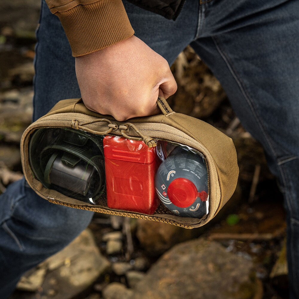 Organizer M-Tac Elite przezroczysty Medium - Coyote