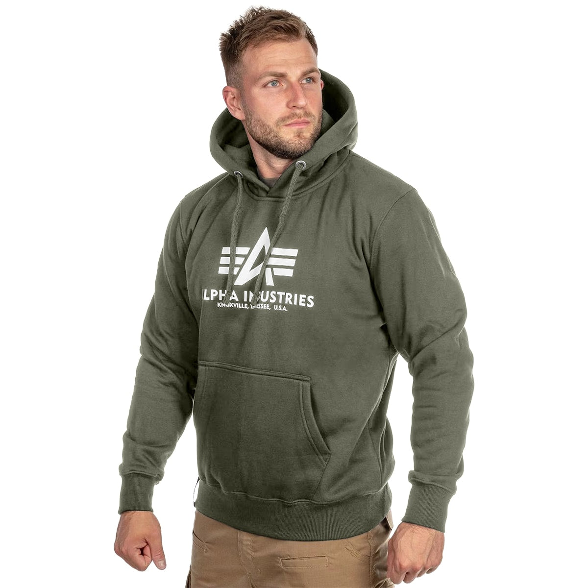 Bluza Alpha Industries Basic Hoody - Dark Olive