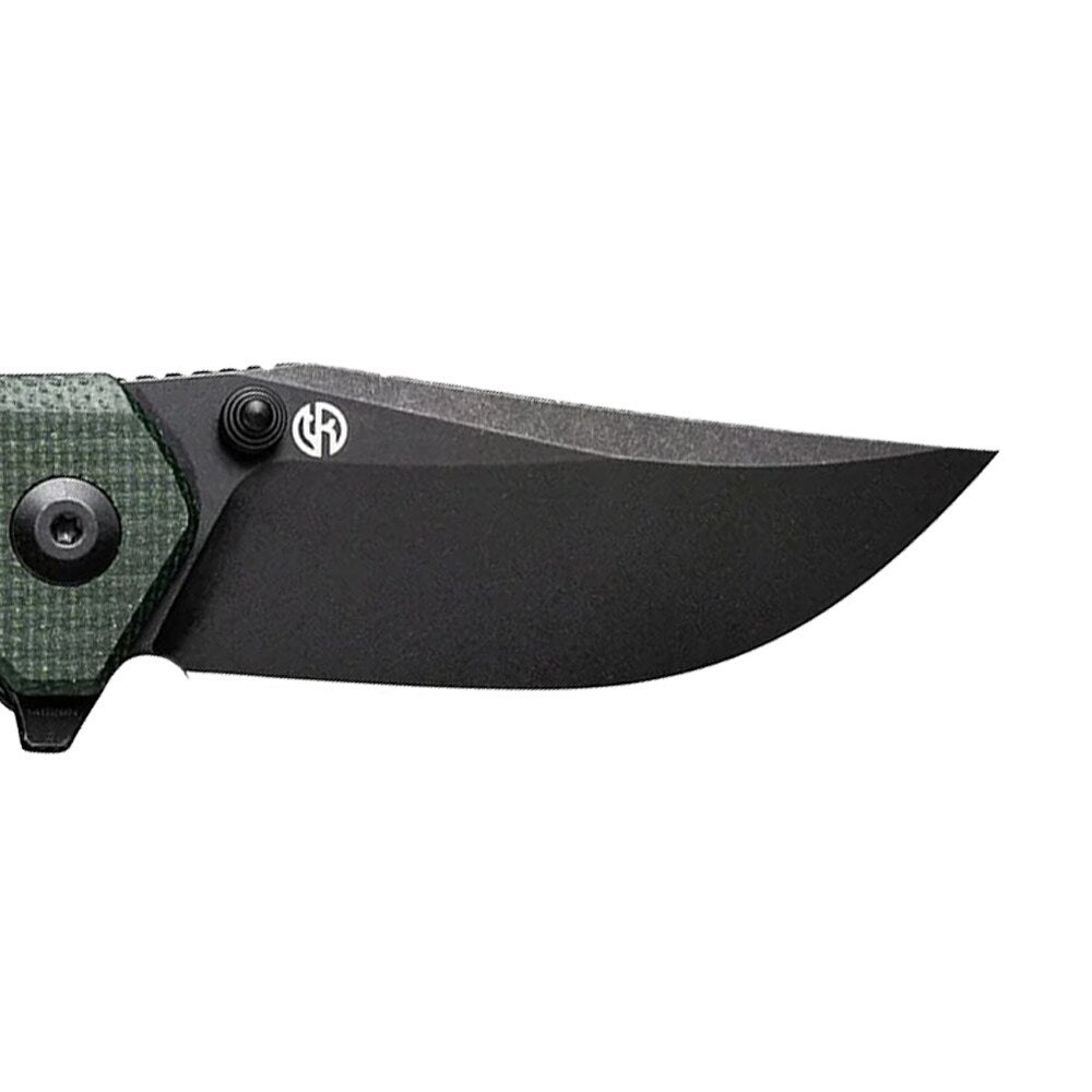 Nóż składany Civivi Odd 22 - Black Stonewashed/Dark Green Micarta