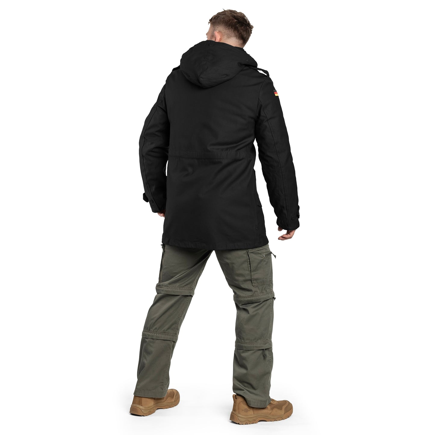 Kurtka Brandit BW Parka Flag - Black