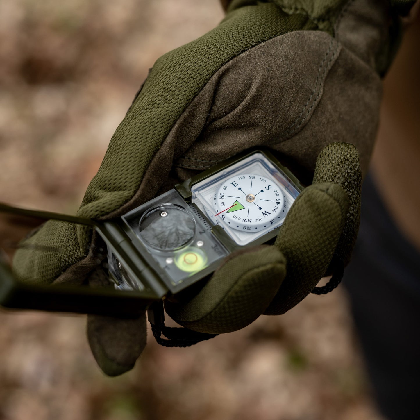 Kompas wielofunkcyjny Mil-Tec - olive