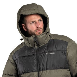 Kurtka Columbia Pike Lake II Hooded - Stone Green/Shark