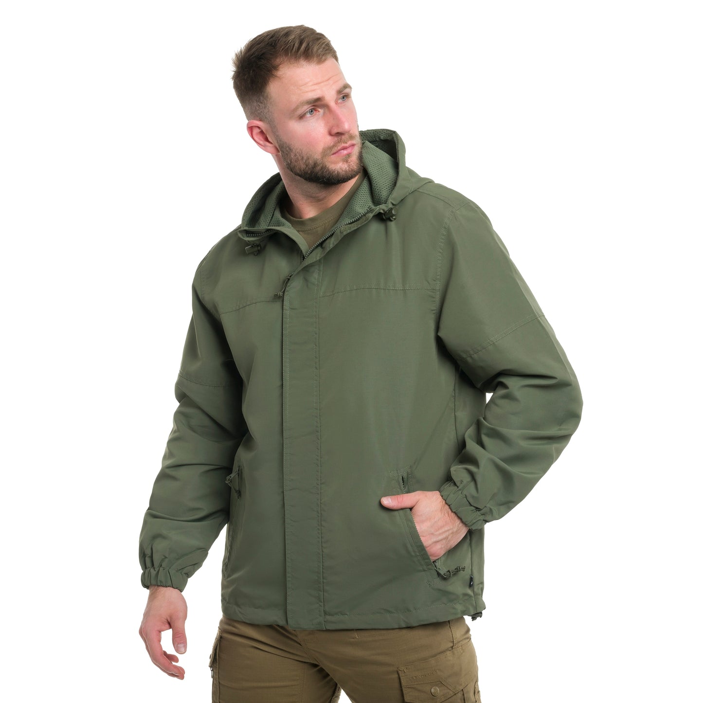 Kurtka Brandit Light Windbreaker Frontzip - Olive