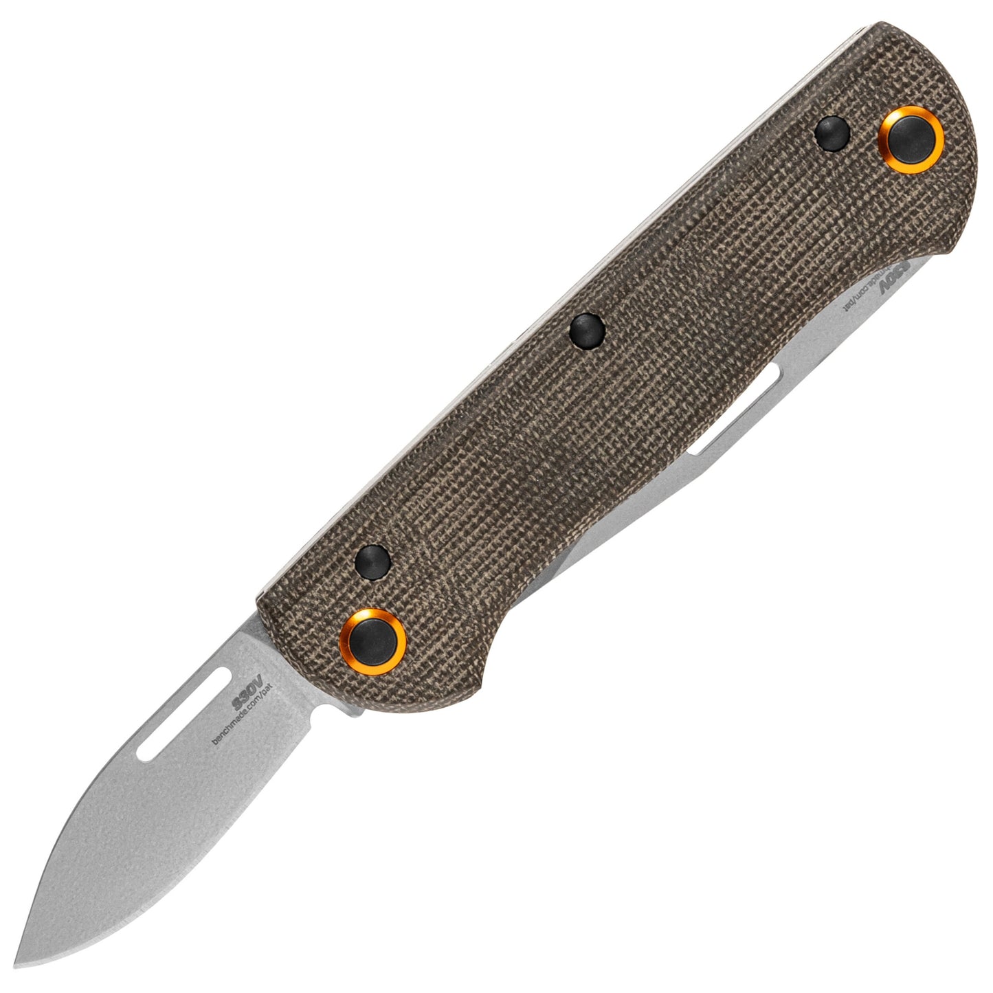 Scyzoryk Benchmade Weekender CPM-S30V - Green Canvas Micarta