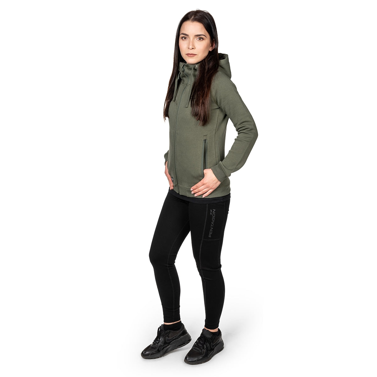 Bluza damska Pentagon Aphrodite Sweater - Camo Green