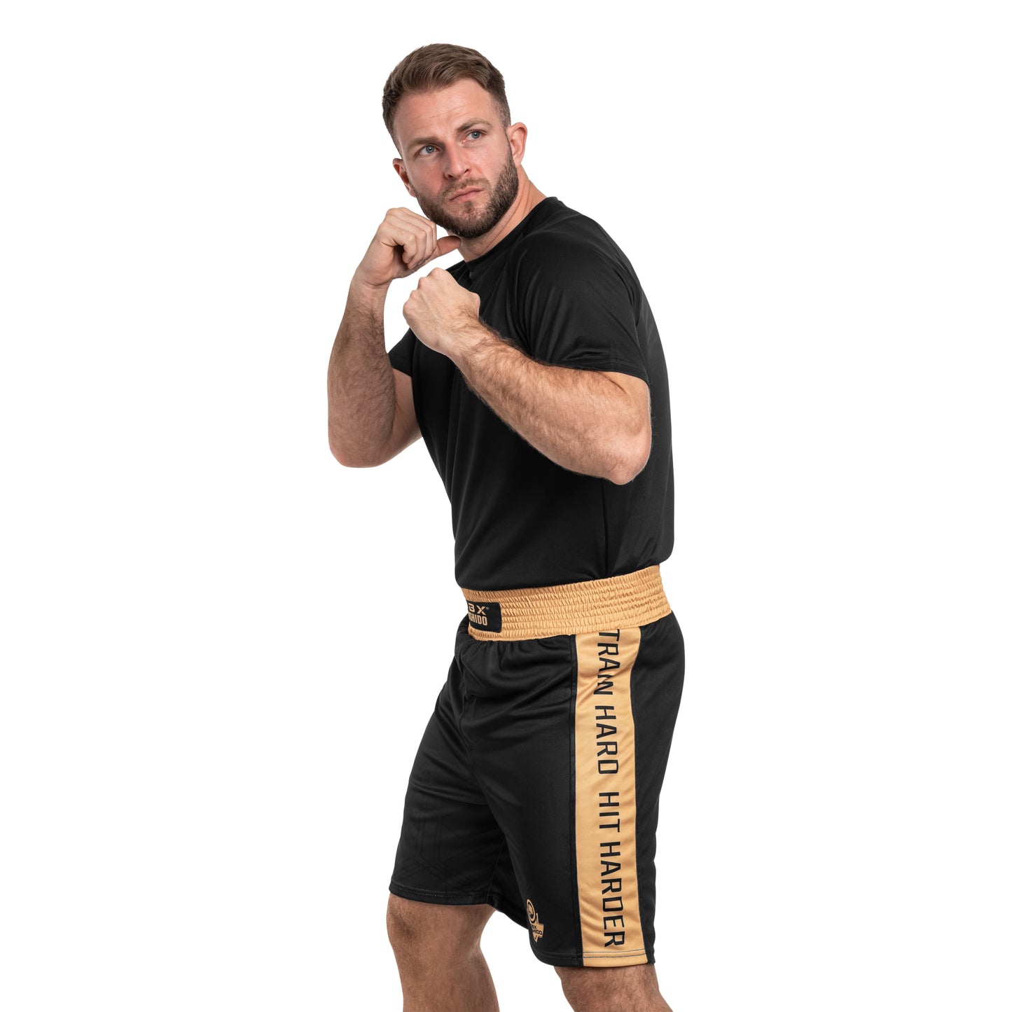 Szorty bokserskie DBX Bushido - Black/Gold