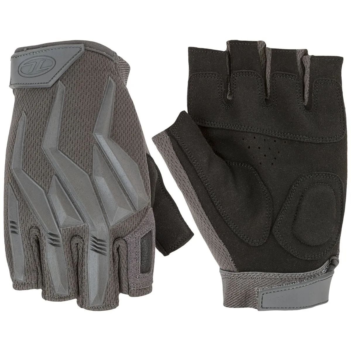 Rękawice taktyczne Highlander Forces Raptor Gloves Half Finger - Grey