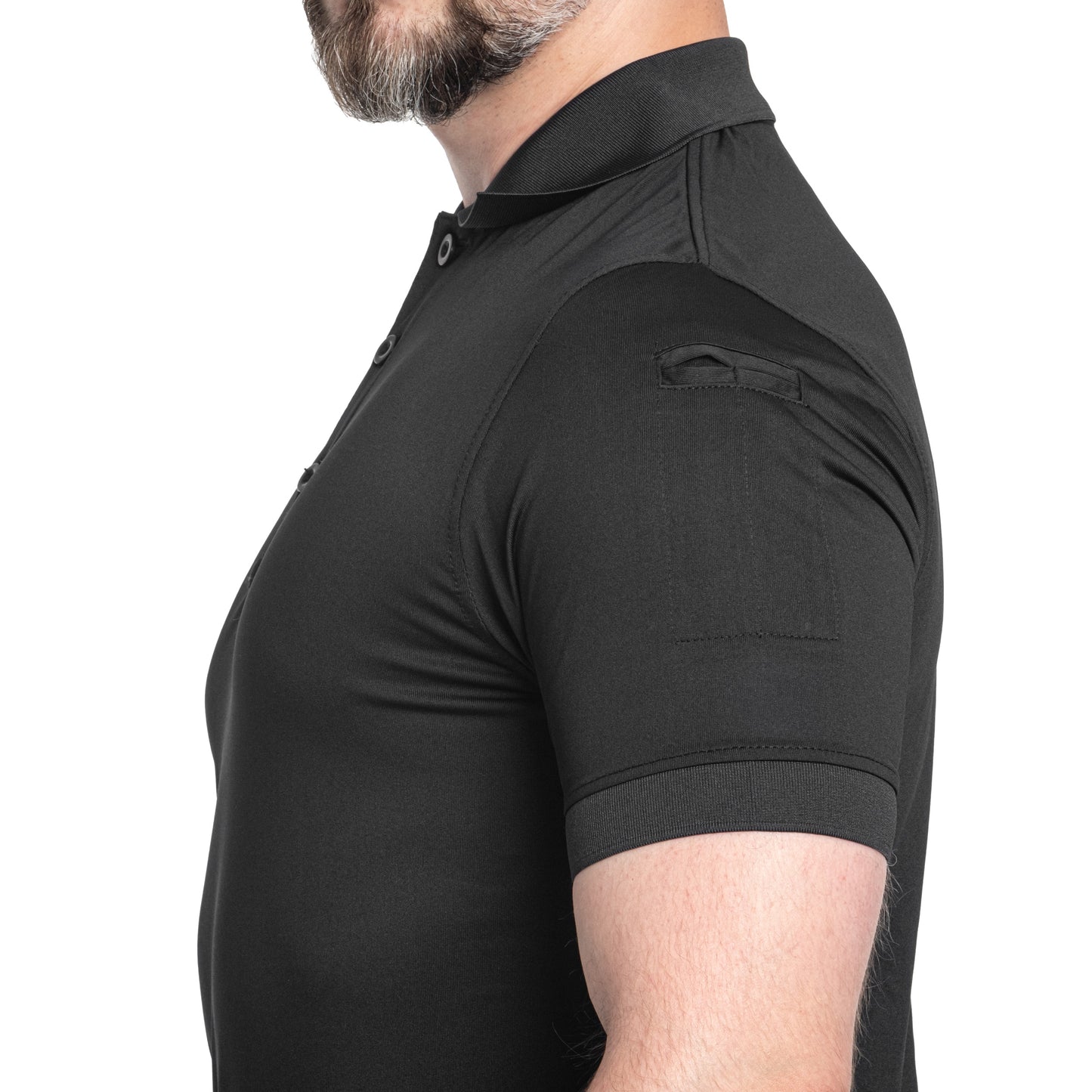 Koszulka termoaktywna polo Stoirm Performance Tactical P-01 - Black