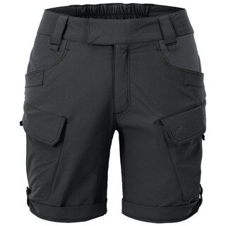 Szorty damskie Helikon OTP Nylon 8,5" - Black/Shadow Grey