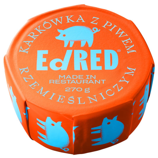 Żywność konserwowana Ed Red - karkówka z piwem rzemieślniczym 270 g