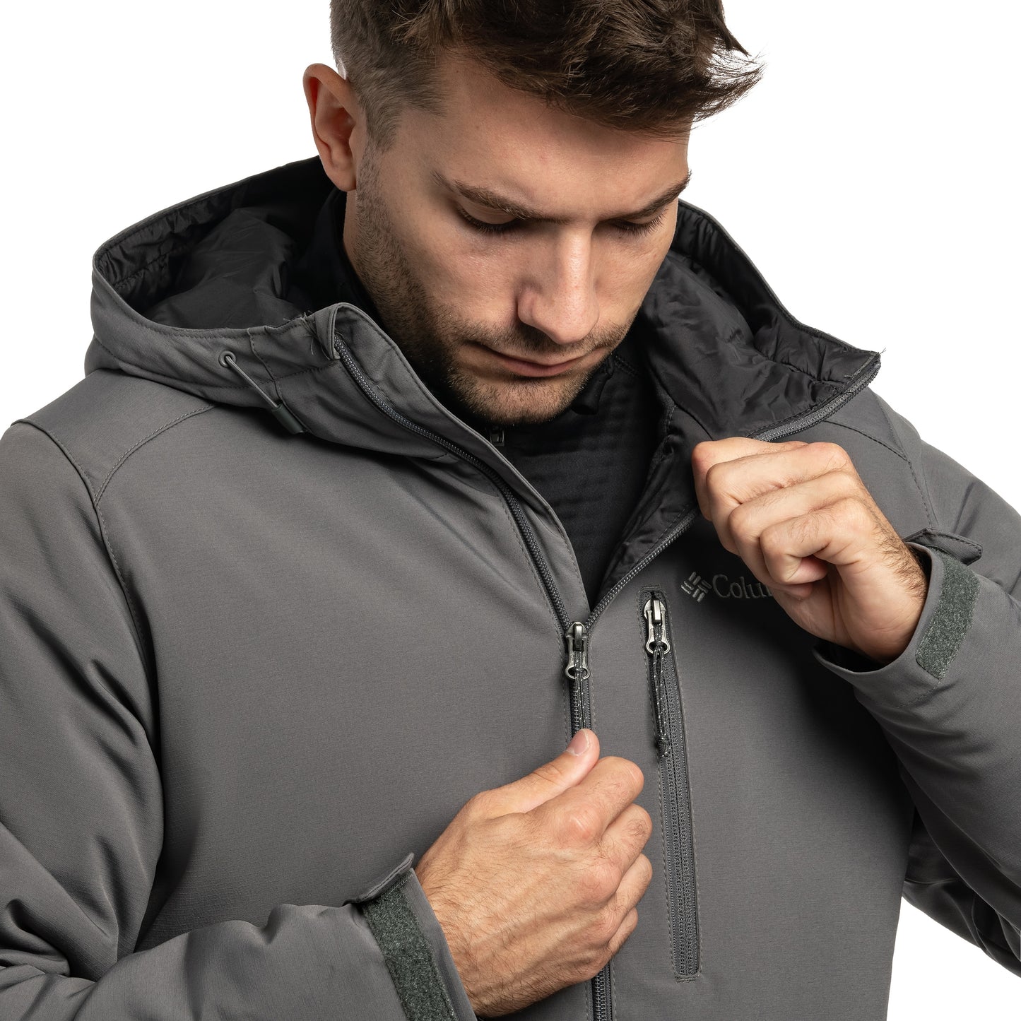 Kurtka Columbia Gate Racer II Softshell - City Grey