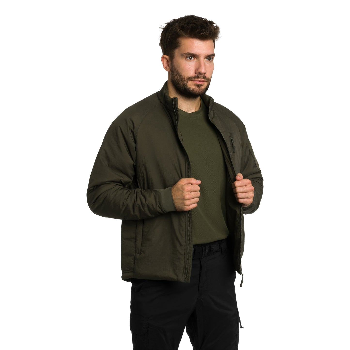 Kurtka Helikon Wolfhound Climashield Apex - Taiga Green