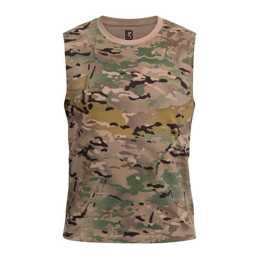 Koszulka Tank Top Brandit Sleeveless - Tactical Camo
