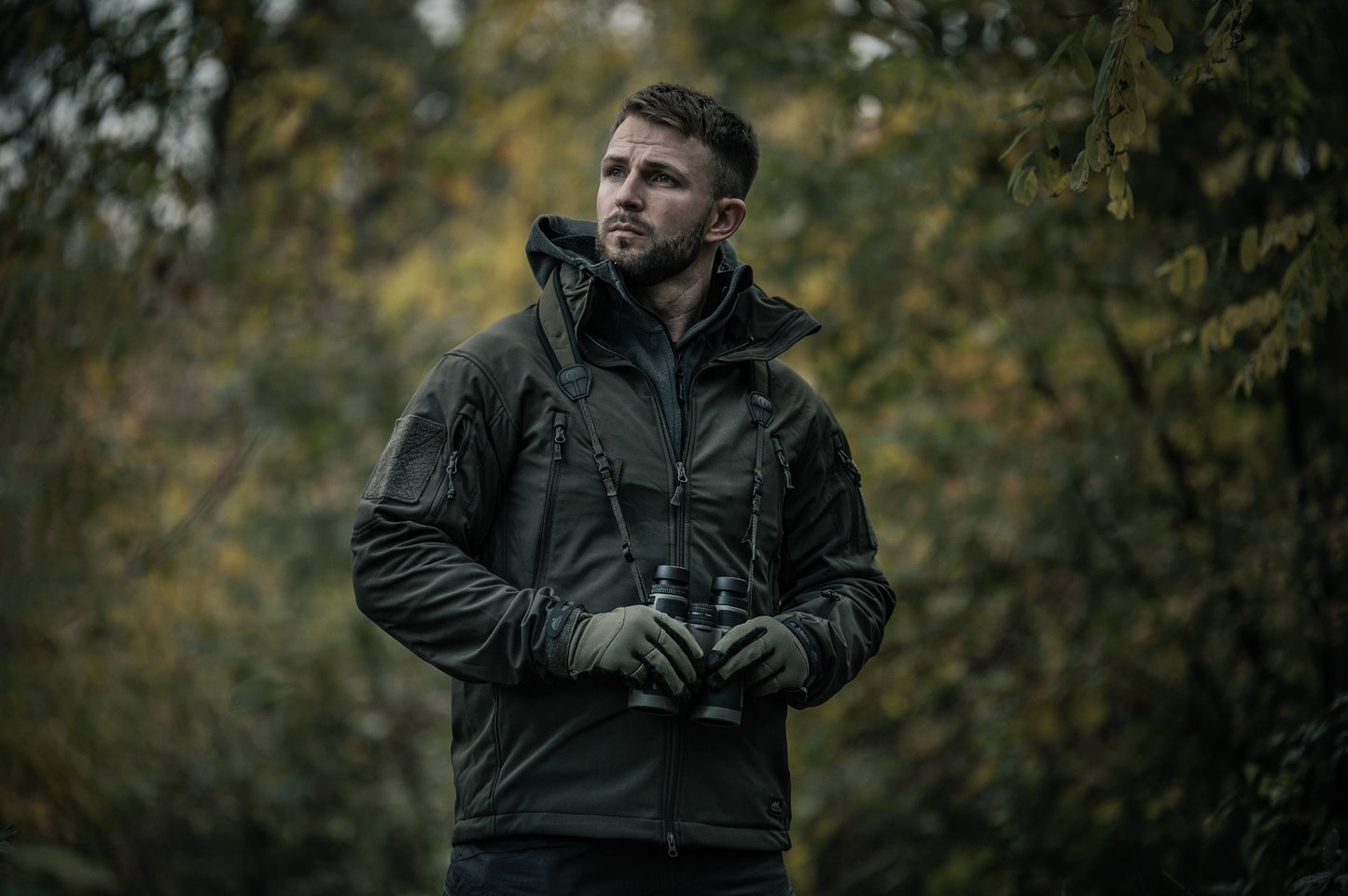 Rękawice Helikon Impact Duty Winter Mk2 - Olive Green/Black