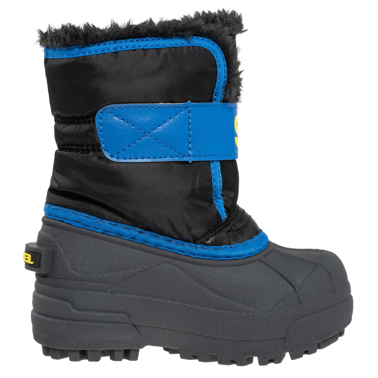 Buty śniegowce dziecięce Sorel Snow Commander Boot - Black/Super Blue