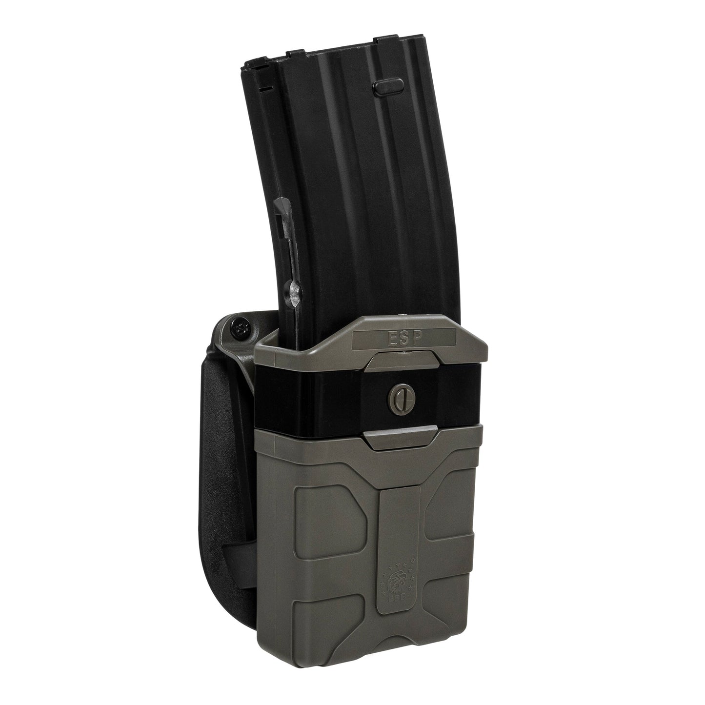 Ładownica obrotowa ESP z montażem Paddle na magazynek do AR15 - Olive Drab