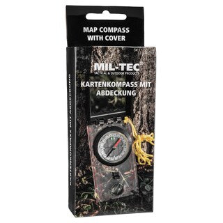 Kompas mapowy Mil-Tec z lusterkiem