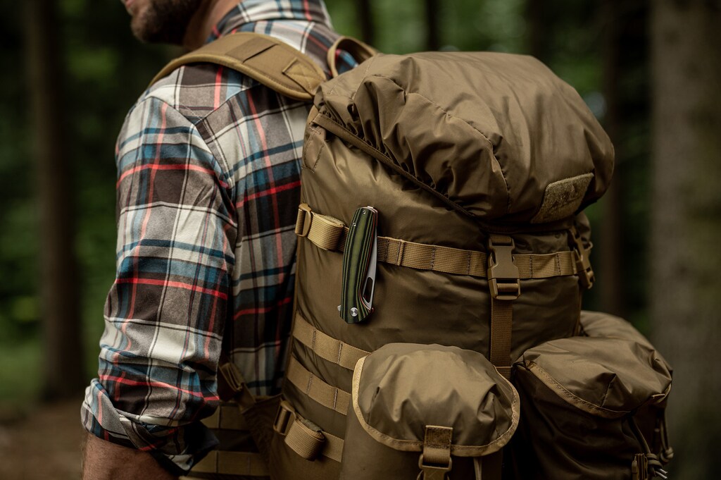 Nóż składany Badger Outdoor D2 Gecko