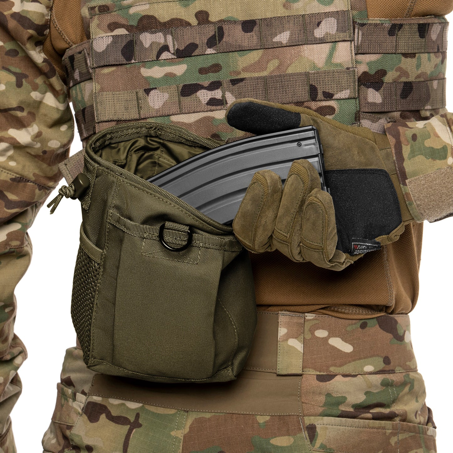 Otwarta torba zrzutowa Mil-Tec MOLLE - Olive
