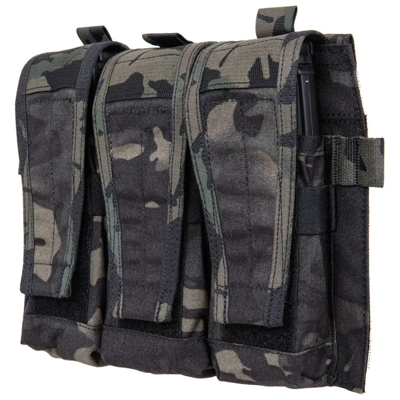 Panel Ape Force Gear z potrójną ładownicą na magazynki karabinowe - MultiCam Black
