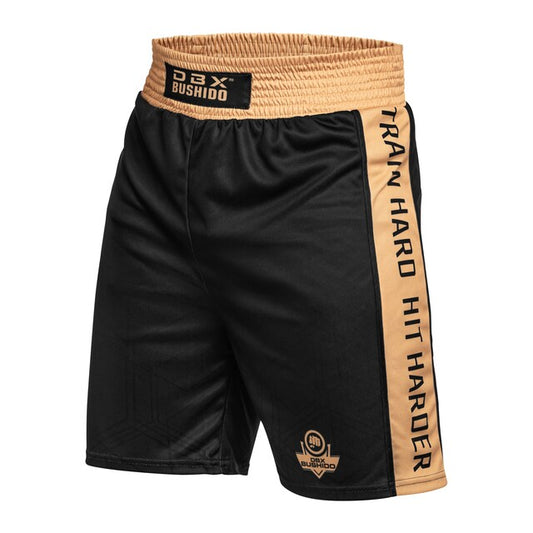 Szorty bokserskie DBX Bushido - Black/Gold