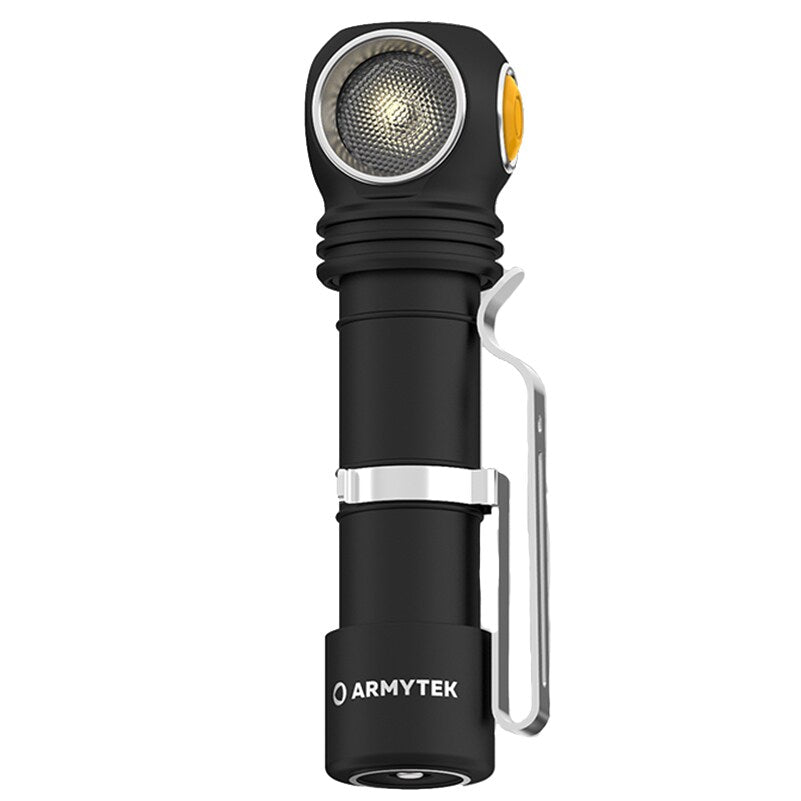 Latarka czołowa i kątowa Armytek Wizard C2 Magnet USB Warm - 1120 lumenów