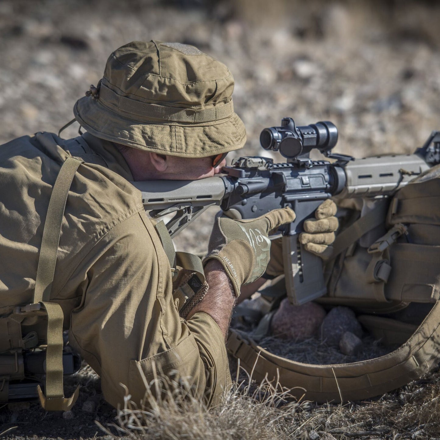 Rękawice Helikon All Round Fit Tactical - Coyote/Adaptive Green