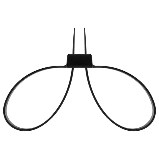 Kajdanki jednorazowe plastikowe Mil-Tec - Black