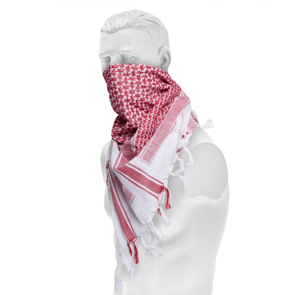 Arafatka chusta ochronna Brandit - Red/White