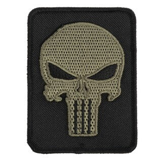 Naszywka Punisher 76 x 110 mm - Zielona