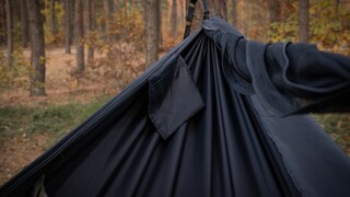 Hamak TigerWood Ważka V1 Long Double Zip Black - z moskitierą