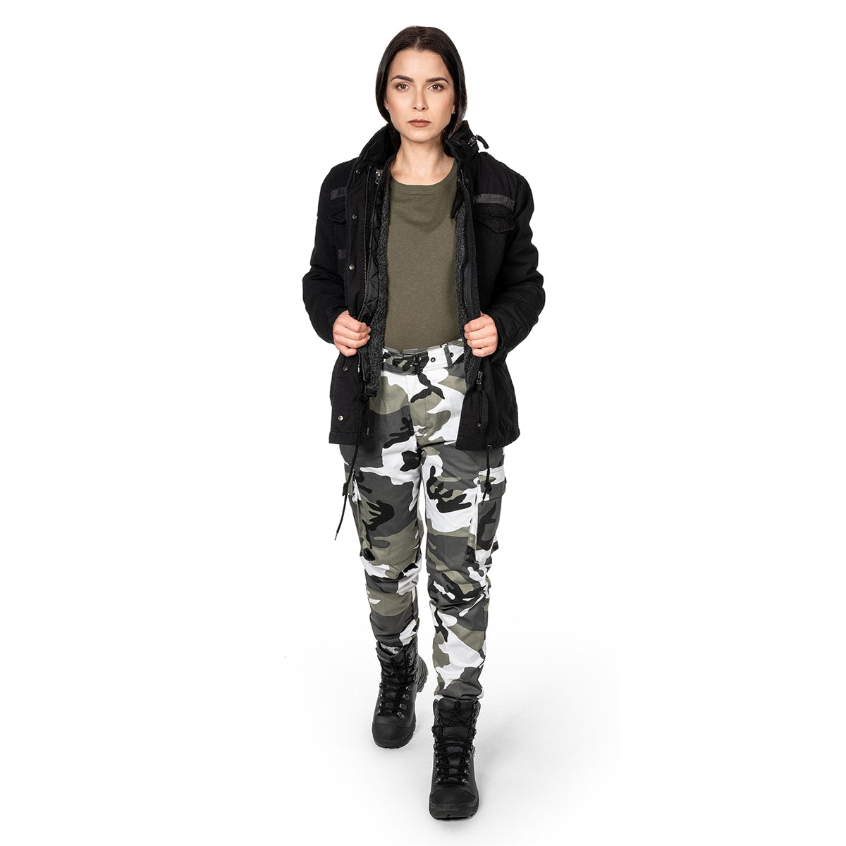 Kurtka damska Brandit M65 Giant Black