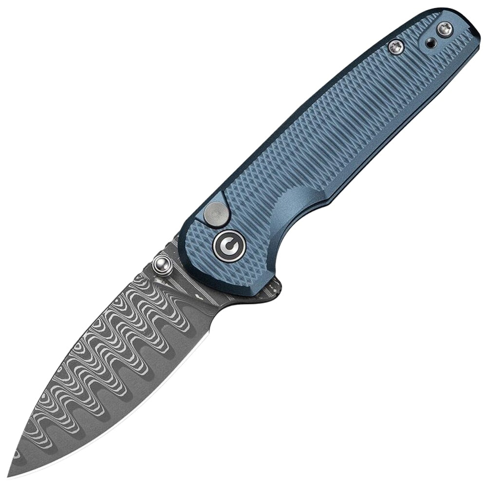 Nóż składany Civivi Mini Shakan Damascus Aluminium - Blue