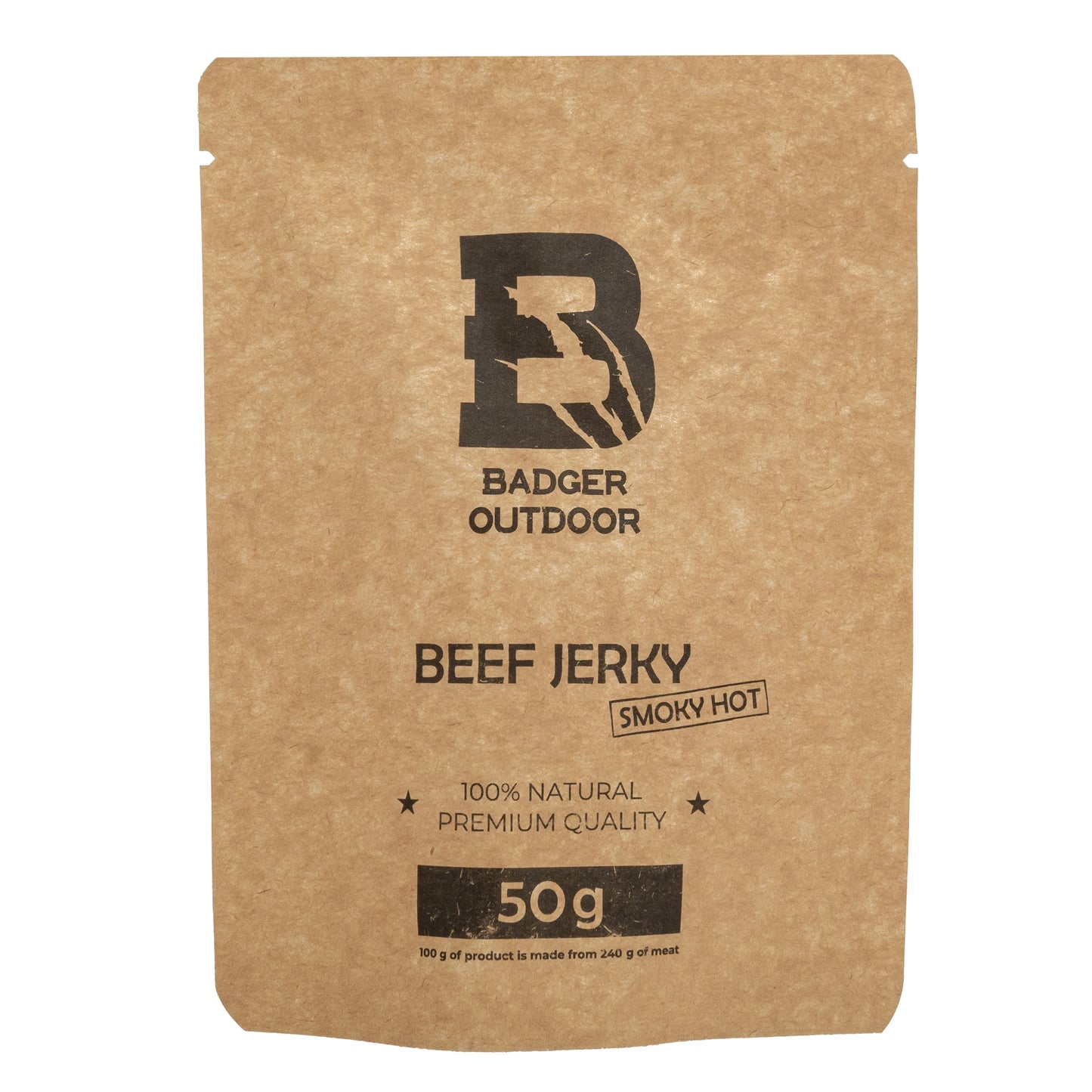 Suszona wołowina Badger Outdoor Beef Jerky Smoky Hot 50 g - 2 szt.