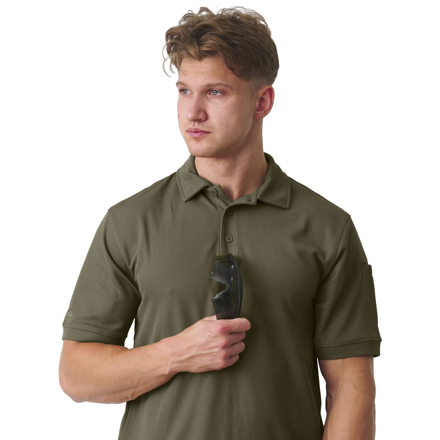 Koszulka termoaktywna Polo Helikon UTL TopCool - Olive Green